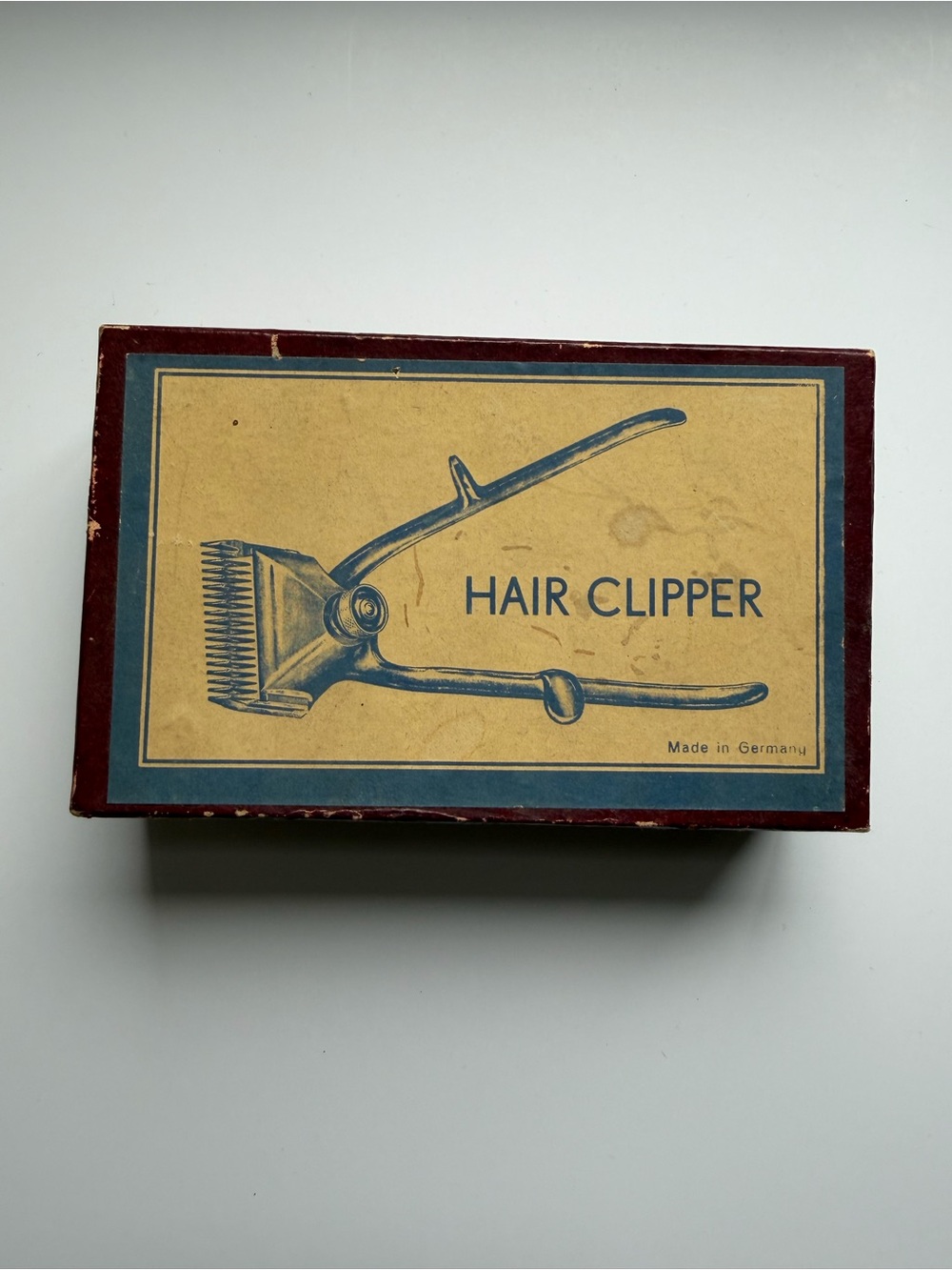 Vintage Marks Hair Clipper Made in Germany Original Box Extra Spring Instruction - Picture 2 of 16